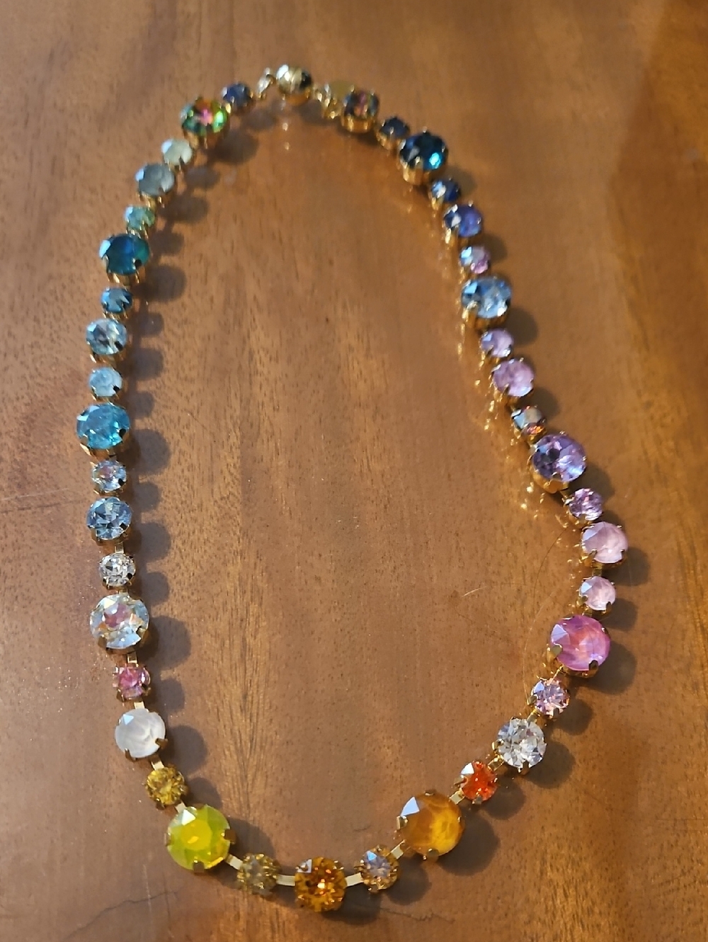 Lucy In The Sky Necklace - Multi Gold By Alexa Rae.